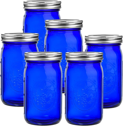 Cobalt blue wide mouth - cobalt,