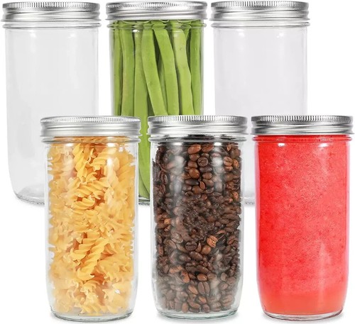 Mason jars wide mouth 24oz - jars, 24oz,